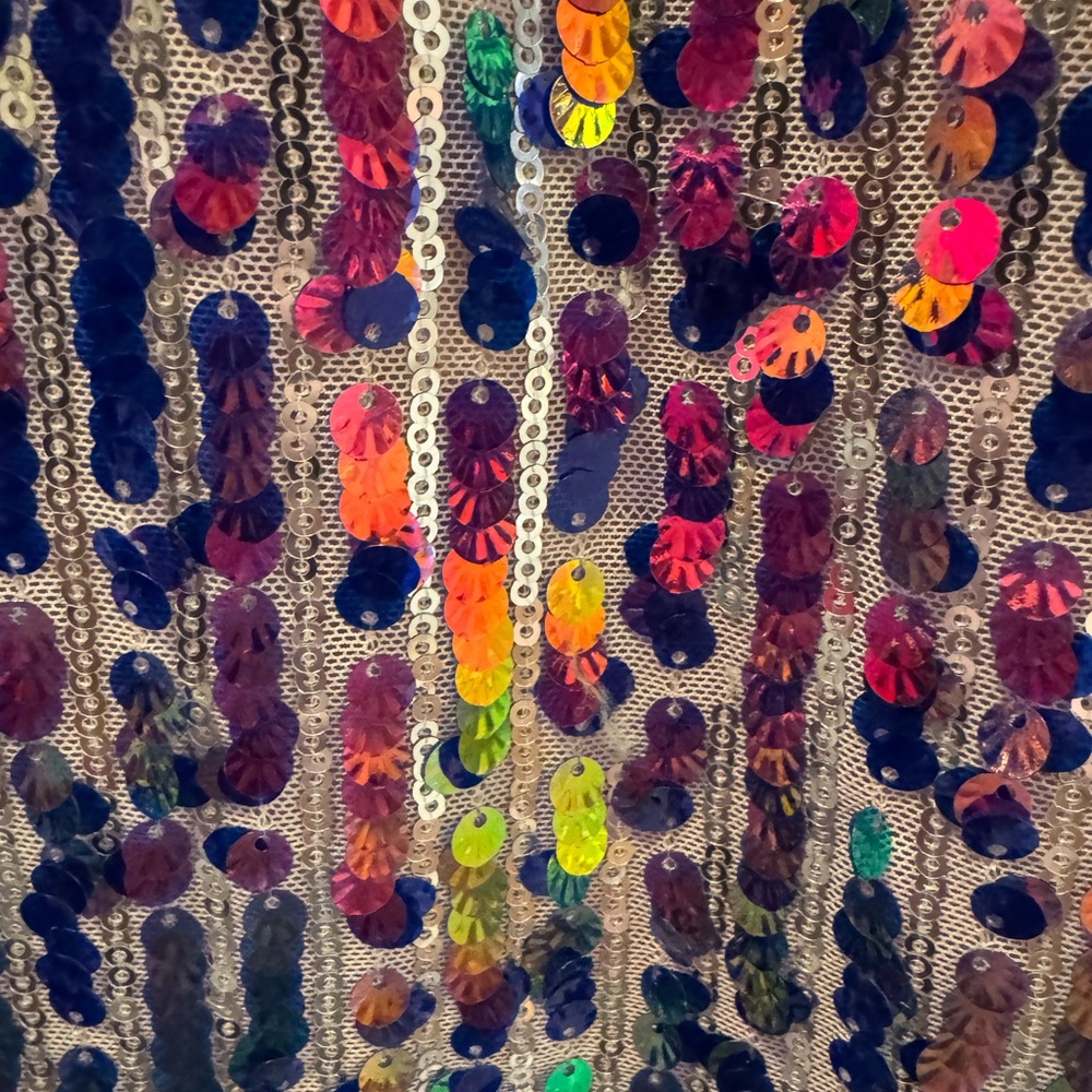 VENUS Iridescent Sequins Mini Dress - Picture 7 of 8